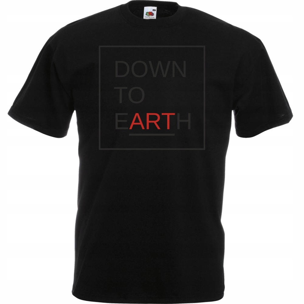 

Koszulka down to earth art sztuka XL czarna