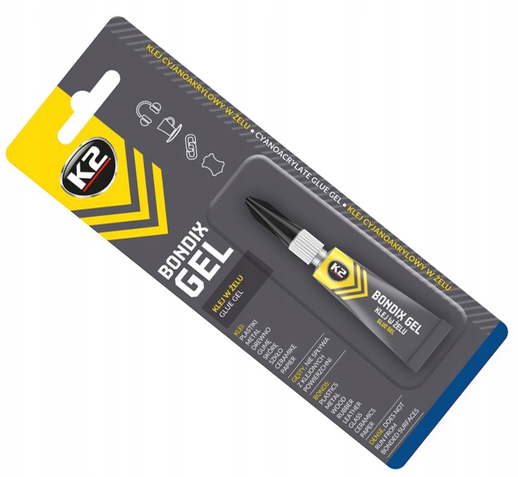 K2 Bondix Gel Mocny Błyskawiczny Cyjanoakrylowy Klej W Żelu 3G