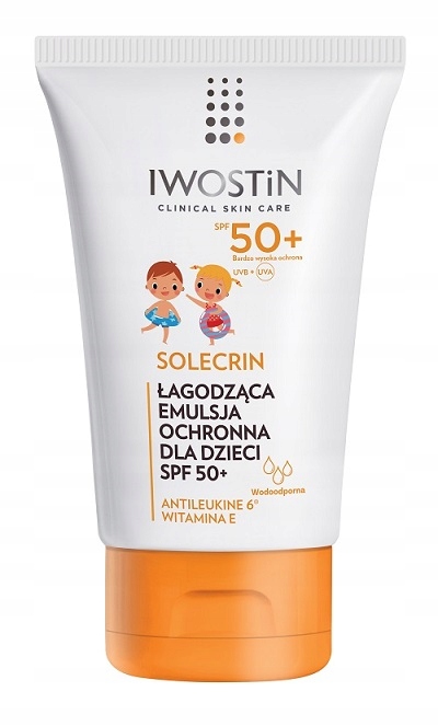 IWOSTIN SOLECRIN Emulsja dla dzieci SPF 50+ 100 ML KRÓTKI TERMIN WAŻNOŚCI Marka Iwostin