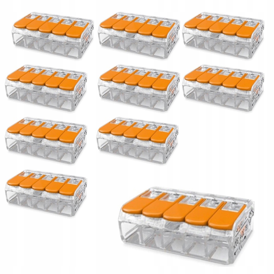 

10x Szybkozłączka Kostka Złączka Drut Linka 5x 4mm