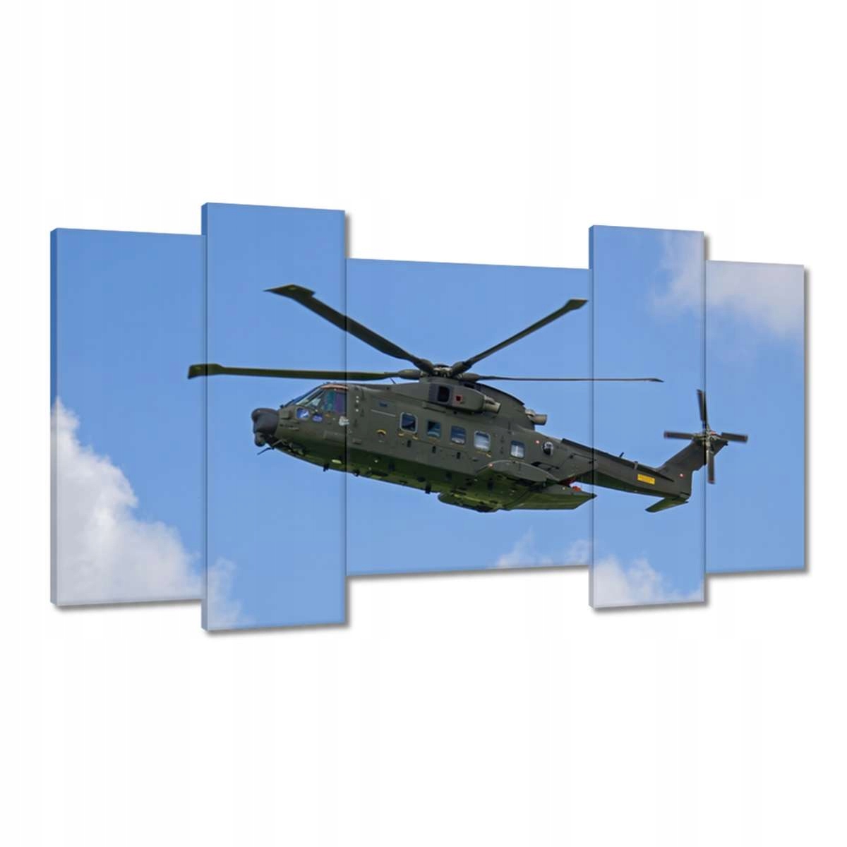 Obrazy 120x65 Vojenský vrtulník ve vzduchu Létající vybavení