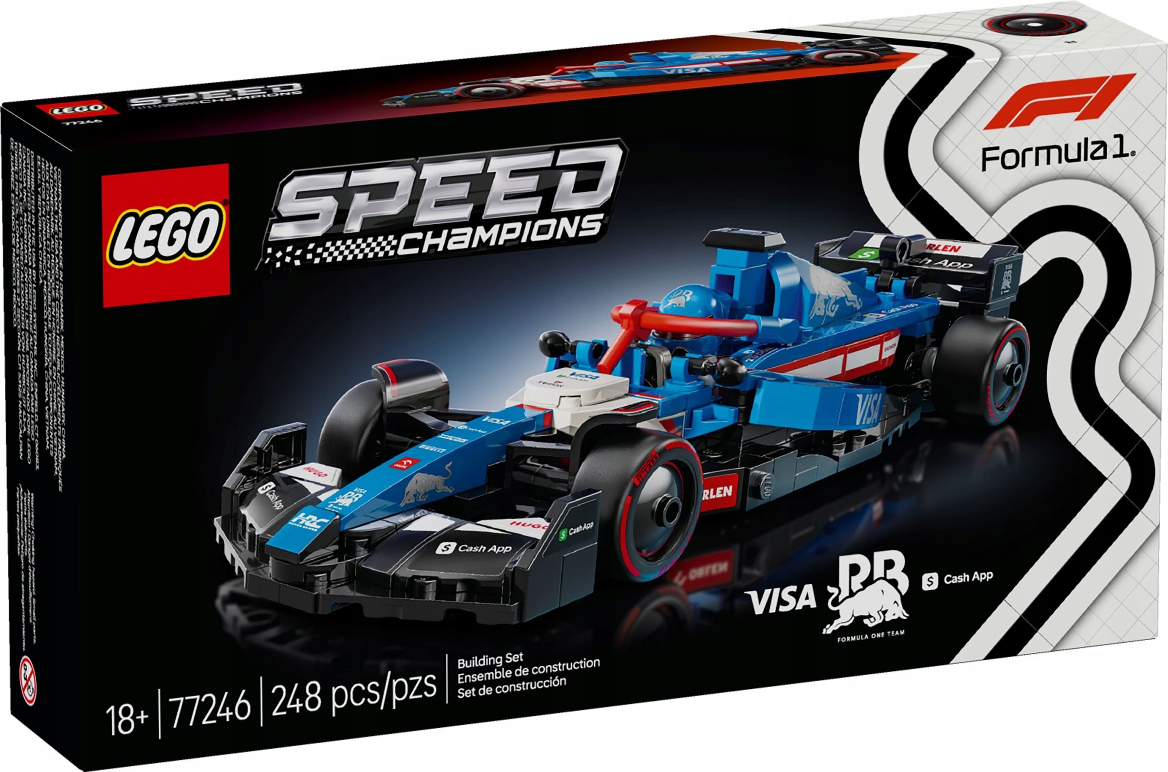 Lego Speed Champions 77246 Formule F1 Visa Cash