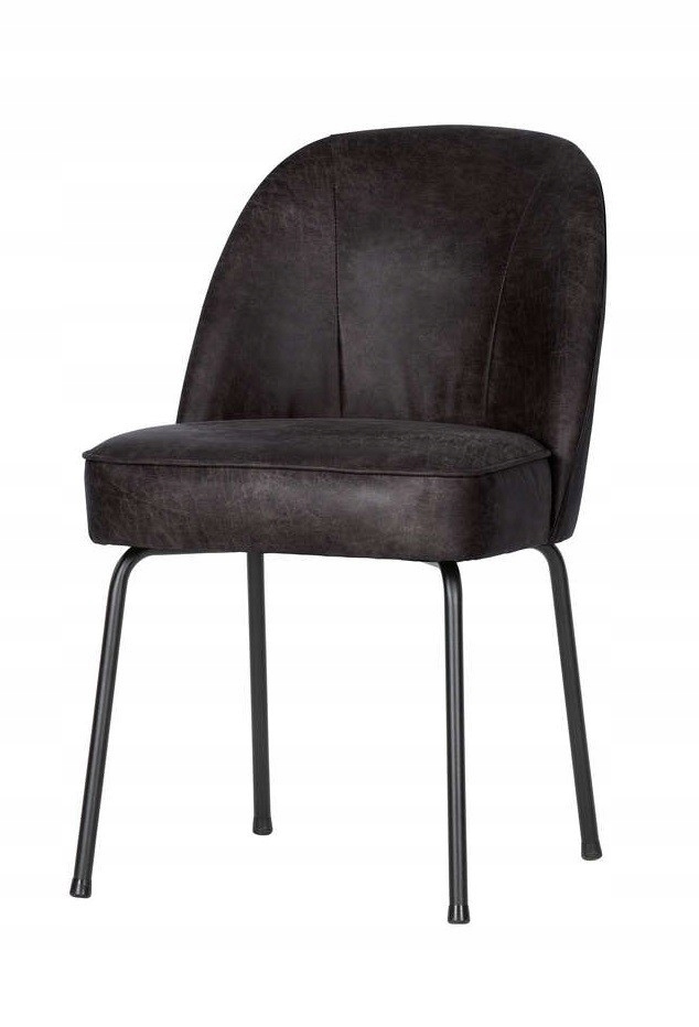Kožená jedálenská stolička Vogue, čokoládová/tmavo hnedá, Be Pure Home