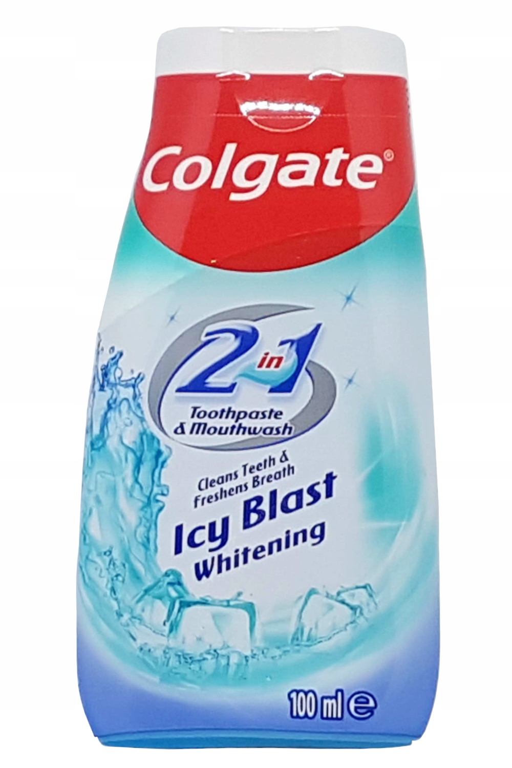Colgate Icy Blast 2 w 1 Wybielająca Pasta do Zębów i Płyn do Płukania Ust