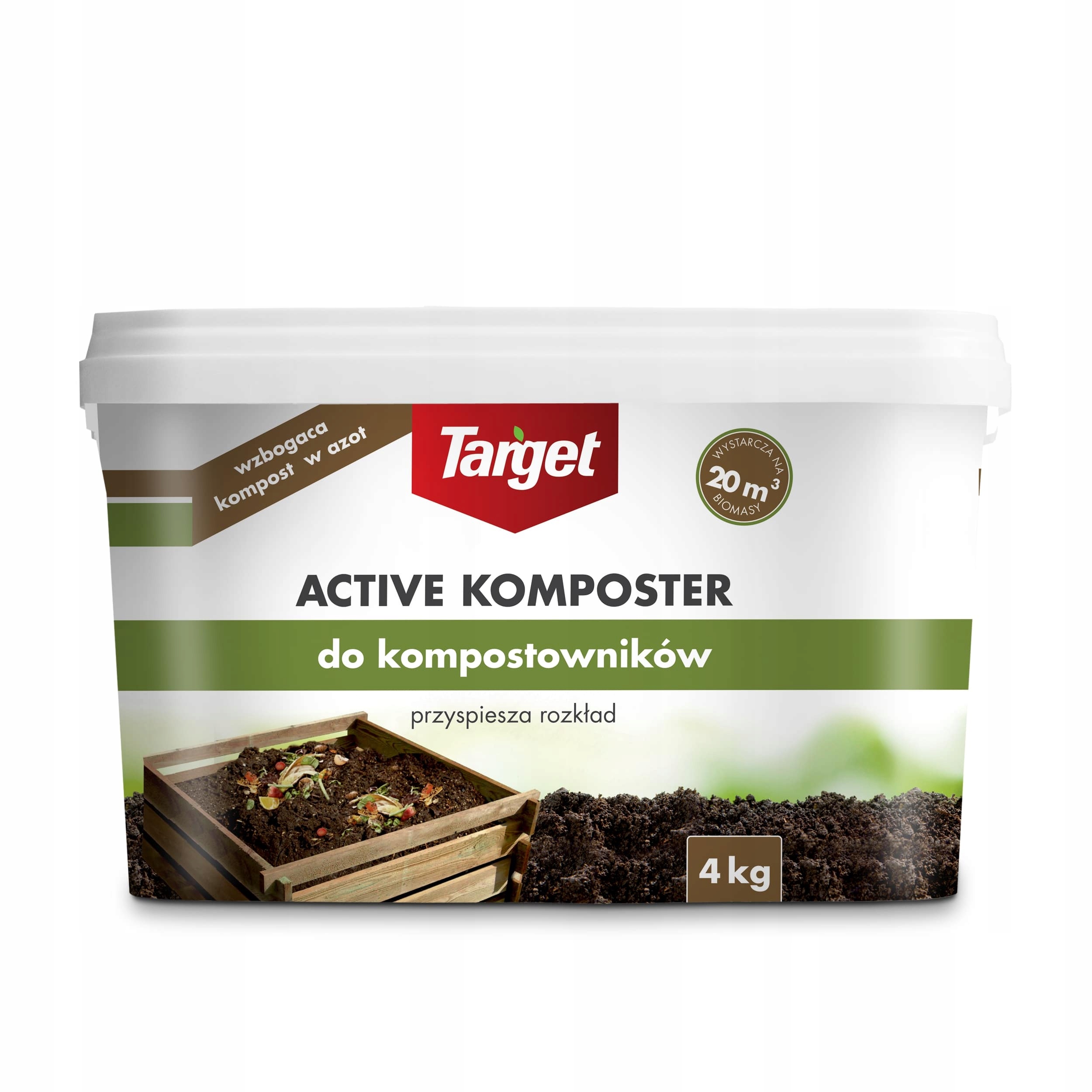 4kg Komposter Active – TARGET – Przyspiesza Proces Kompostowania