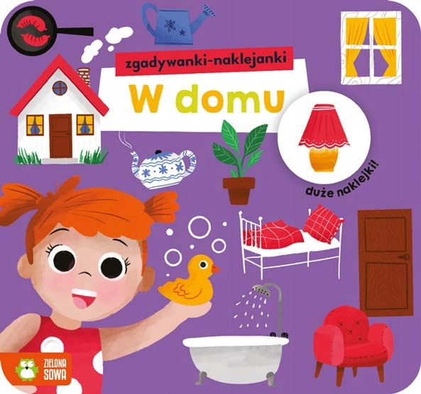 

Książka Dla Dzieci W Domu Naklejki 1+ Zielona Sowa