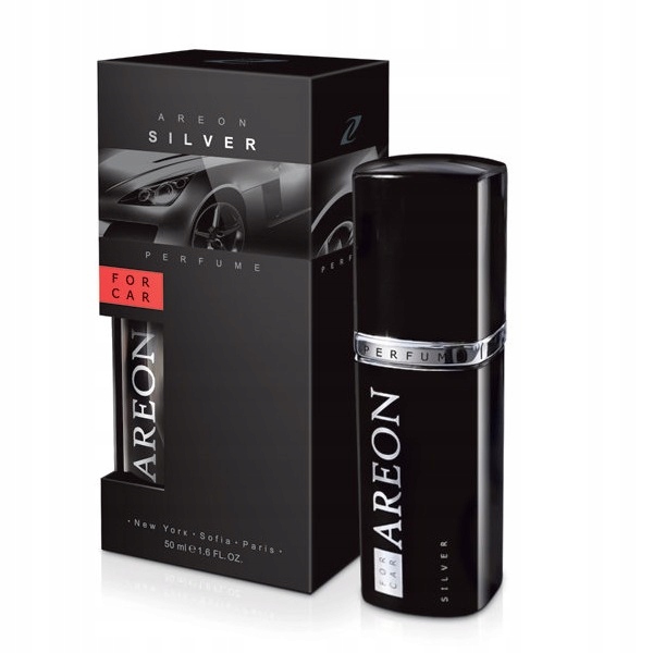 

Areon perfumy do samochodu Silver spray 50ml
