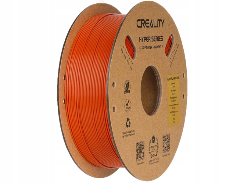 Filament Creality Hyper Pla, Średnica 1.75 mm Brązowy