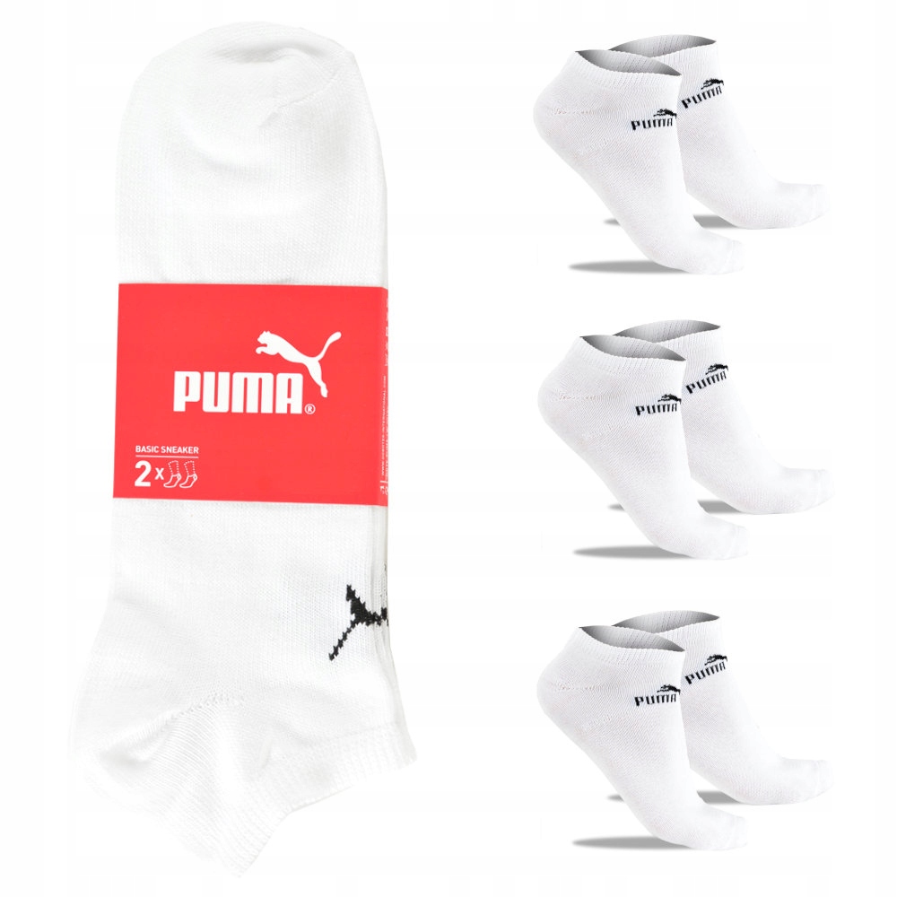 

Puma Skarpety Stopki 3 pary Sneaker TBS3 43-46