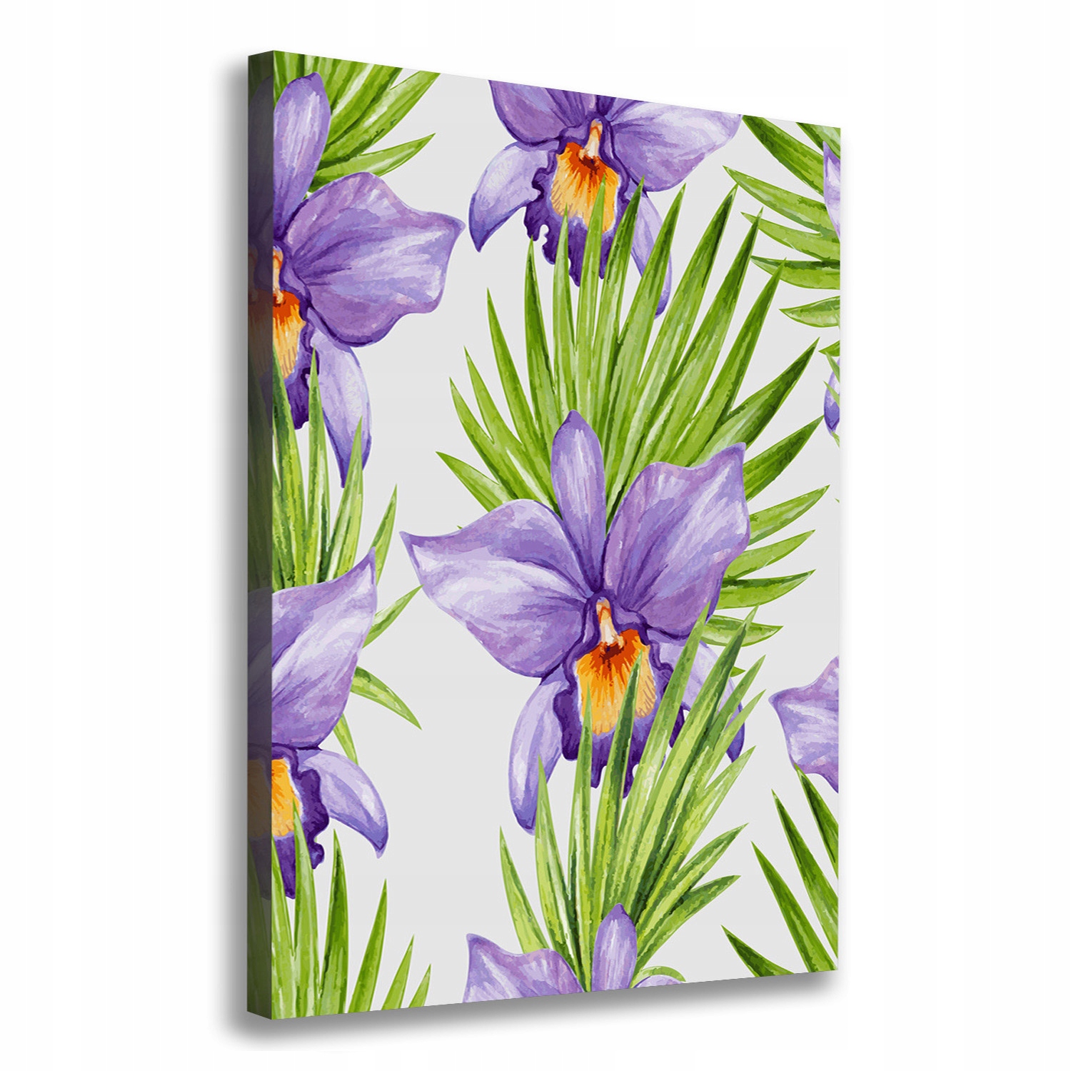 

Foto obraz na płótnie Orchidea i palmy 70x100 cm