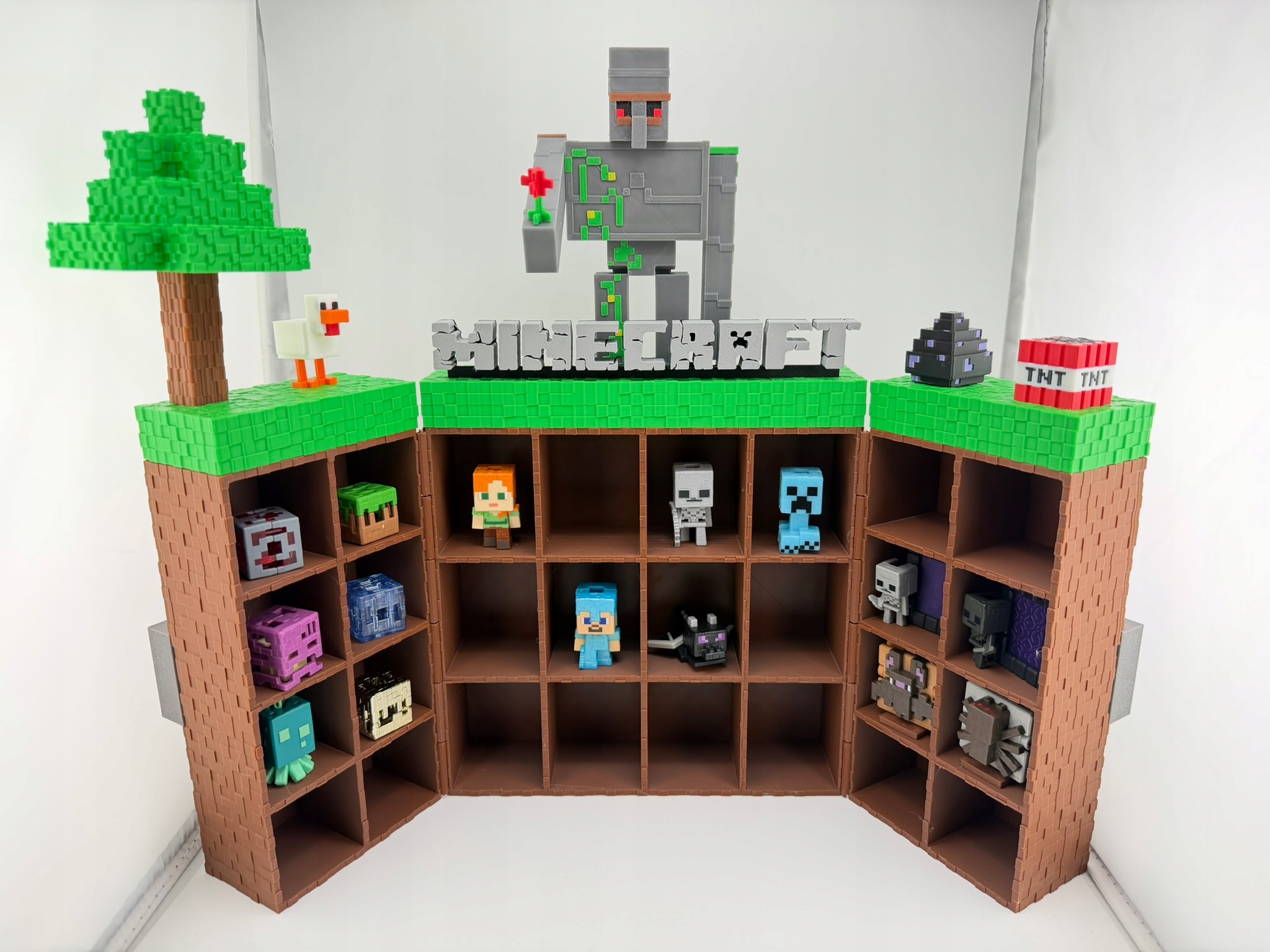 Półka na figurki Kinder Joy Minecraft