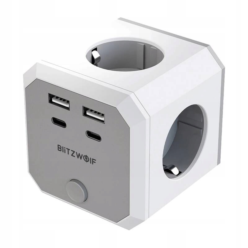 Zásuvková Lišta Blitzwolf BW-EC2 4 Ac Zásuvky 2X Usb-a 2X Usb-c