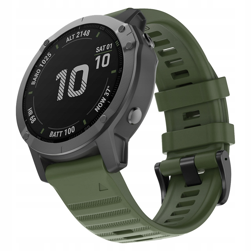 PASEK SILIKONOWY EASYFIT QUICKFIT DO GARMIN FENIX 3 5X 6X 6X 7X PRO |KOLORY Długość 220 mm