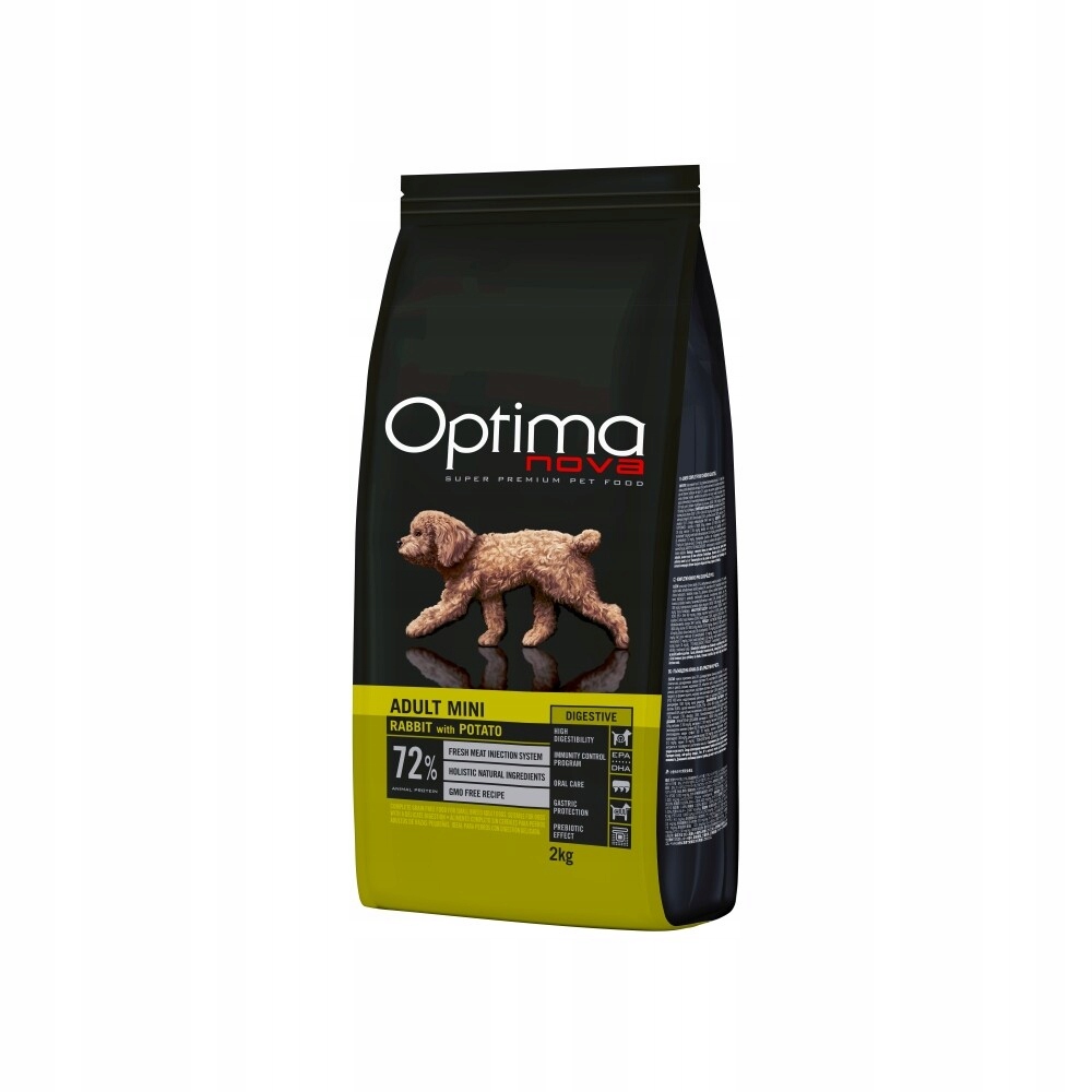 Sucha Karma Dla Psa Optimanova Adult Mini Dogestive Rabbit Z Królika 2KG