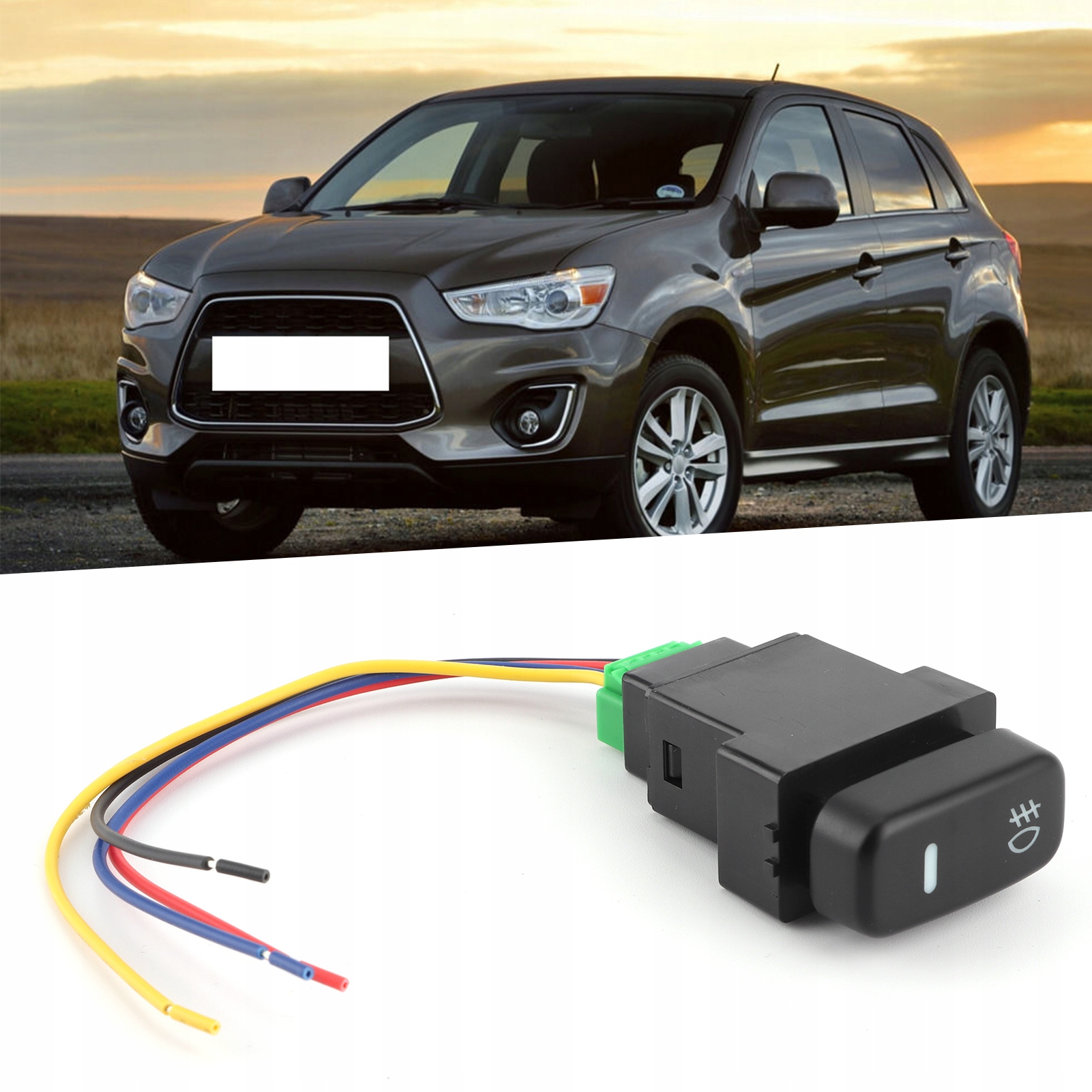 PRZEŁĄCZNIK WŁĄCZNIK ŚWIATEŁ PRZECIWMGIELNYCH SERIA TS-05 MITSUBISHI WYMIAN Strona zabudowy uniwersalne