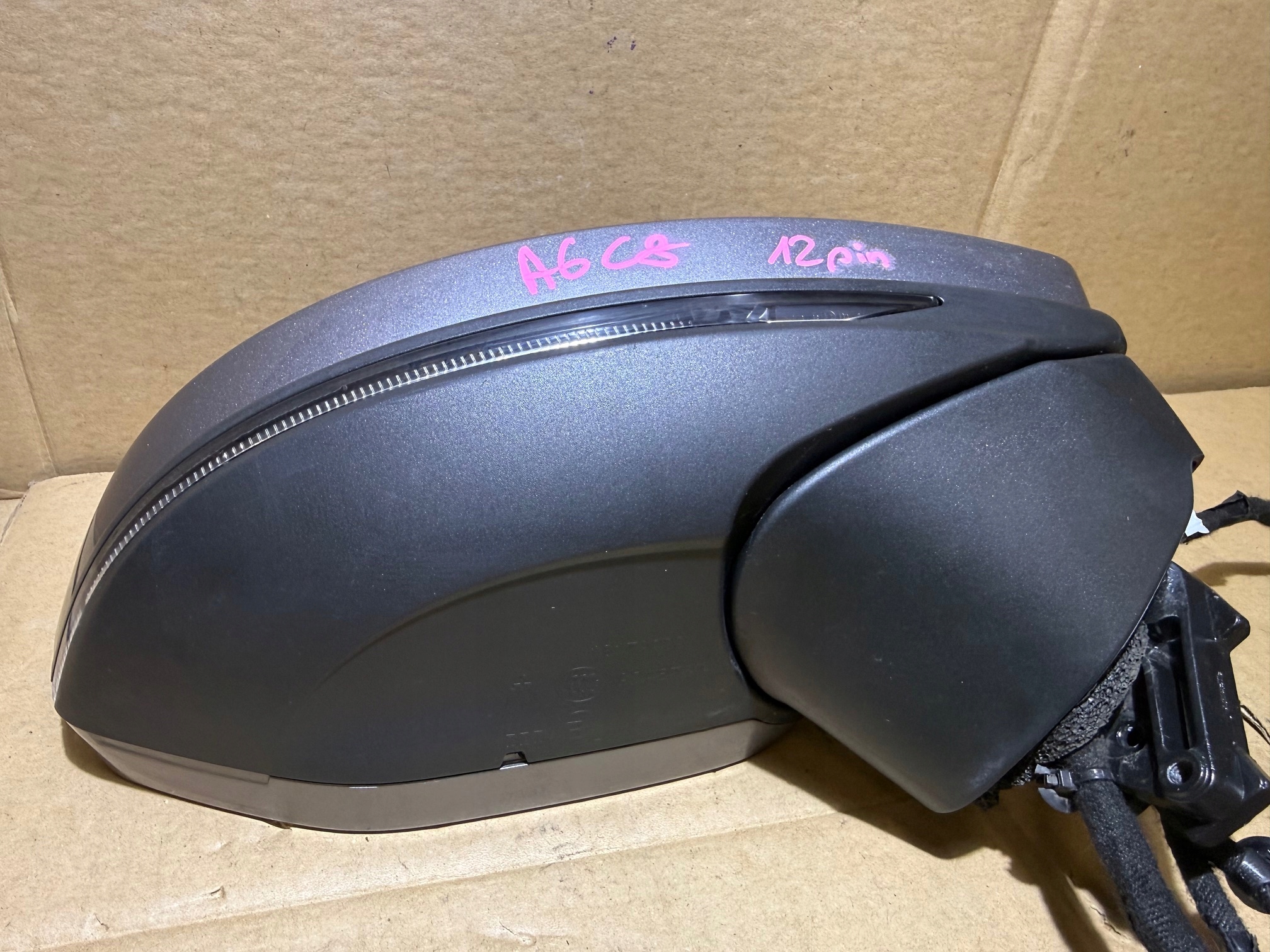 AUDI A6 C8 mirror exterior right EUROPA 12 PIN LZ7F