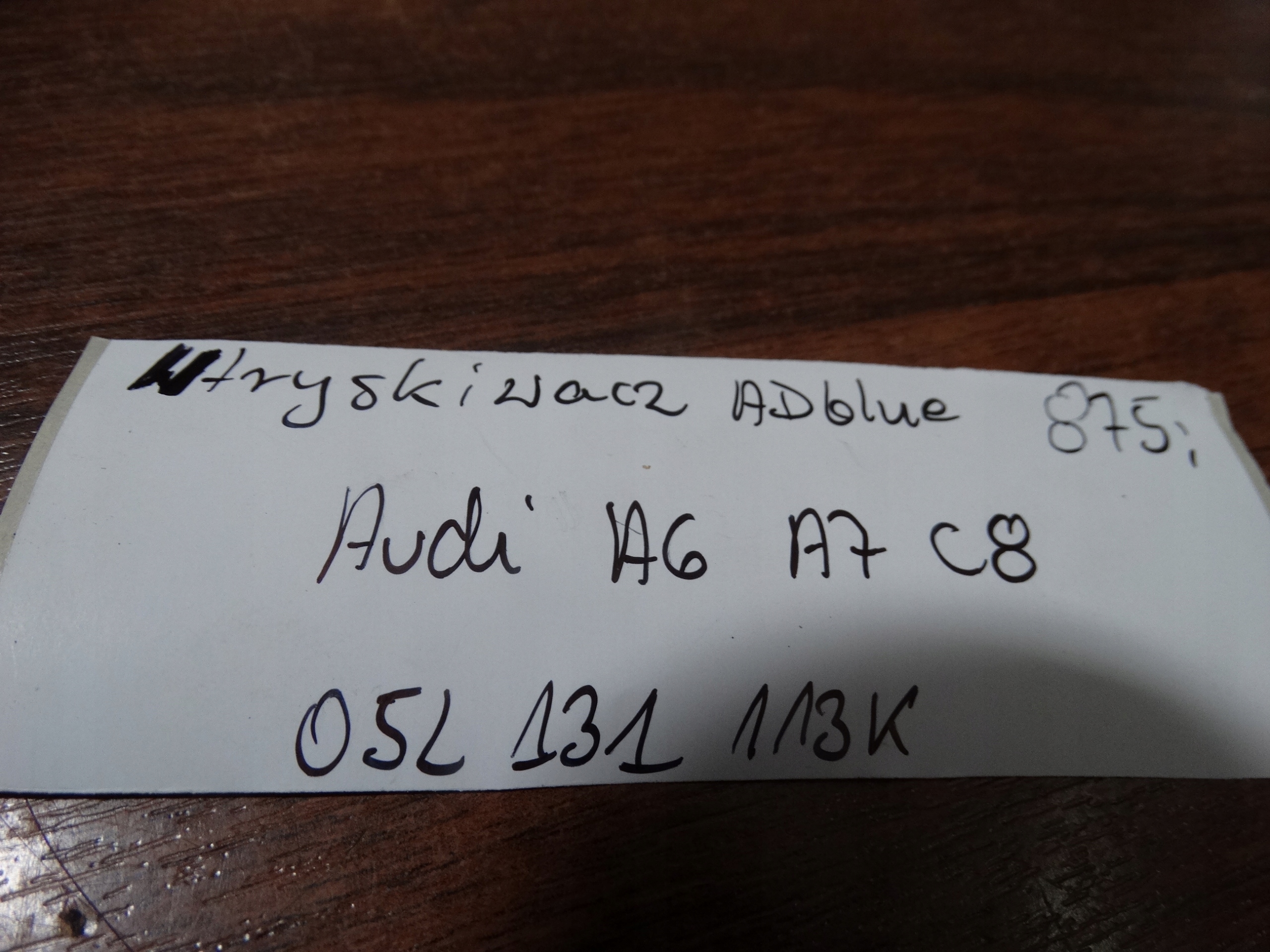 perfect condition injector ADBLUE AUDI A6 A7 C8 1