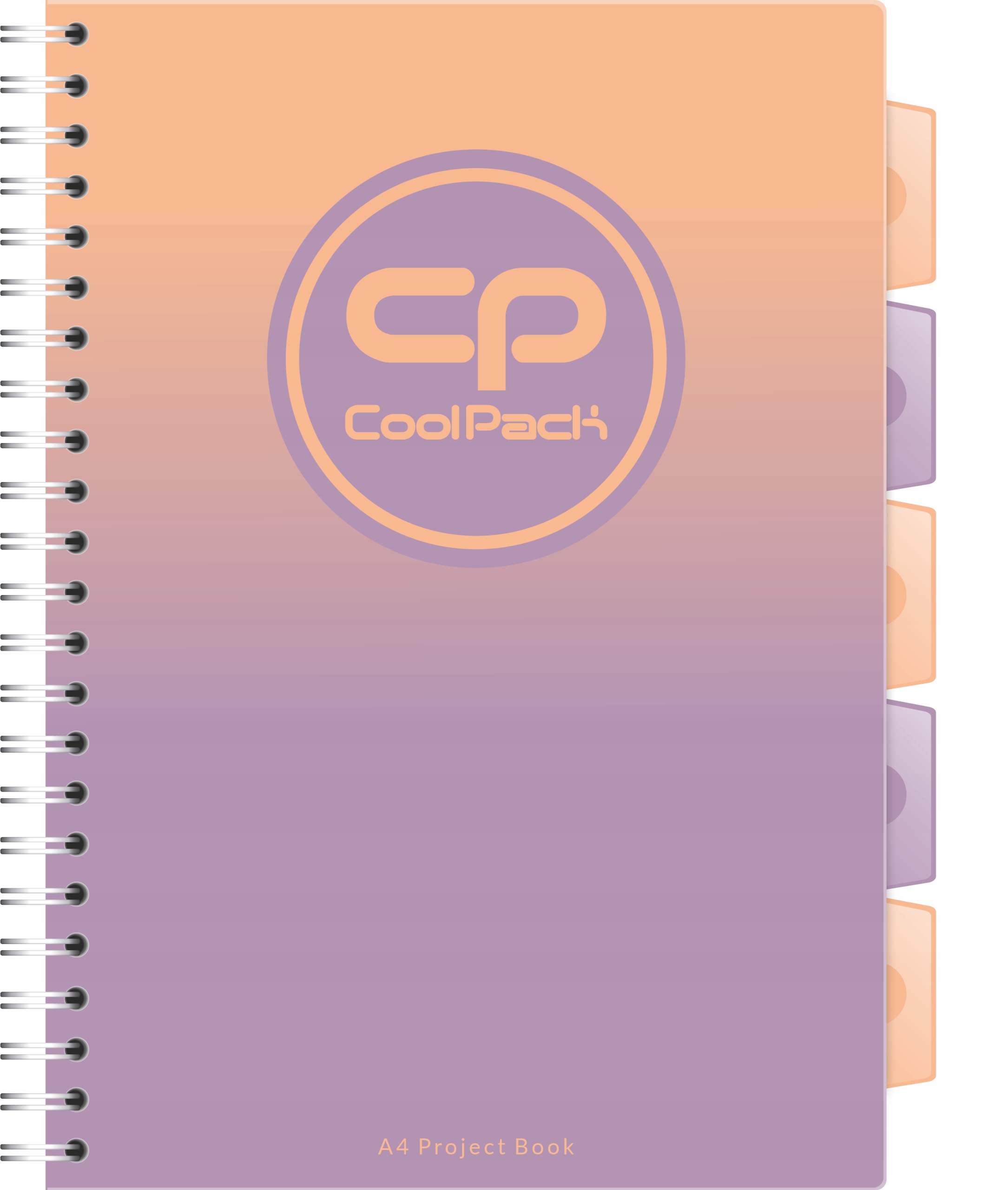 

Kołozeszyt Kołonotes A4/200s Kratka Coolpack Berry