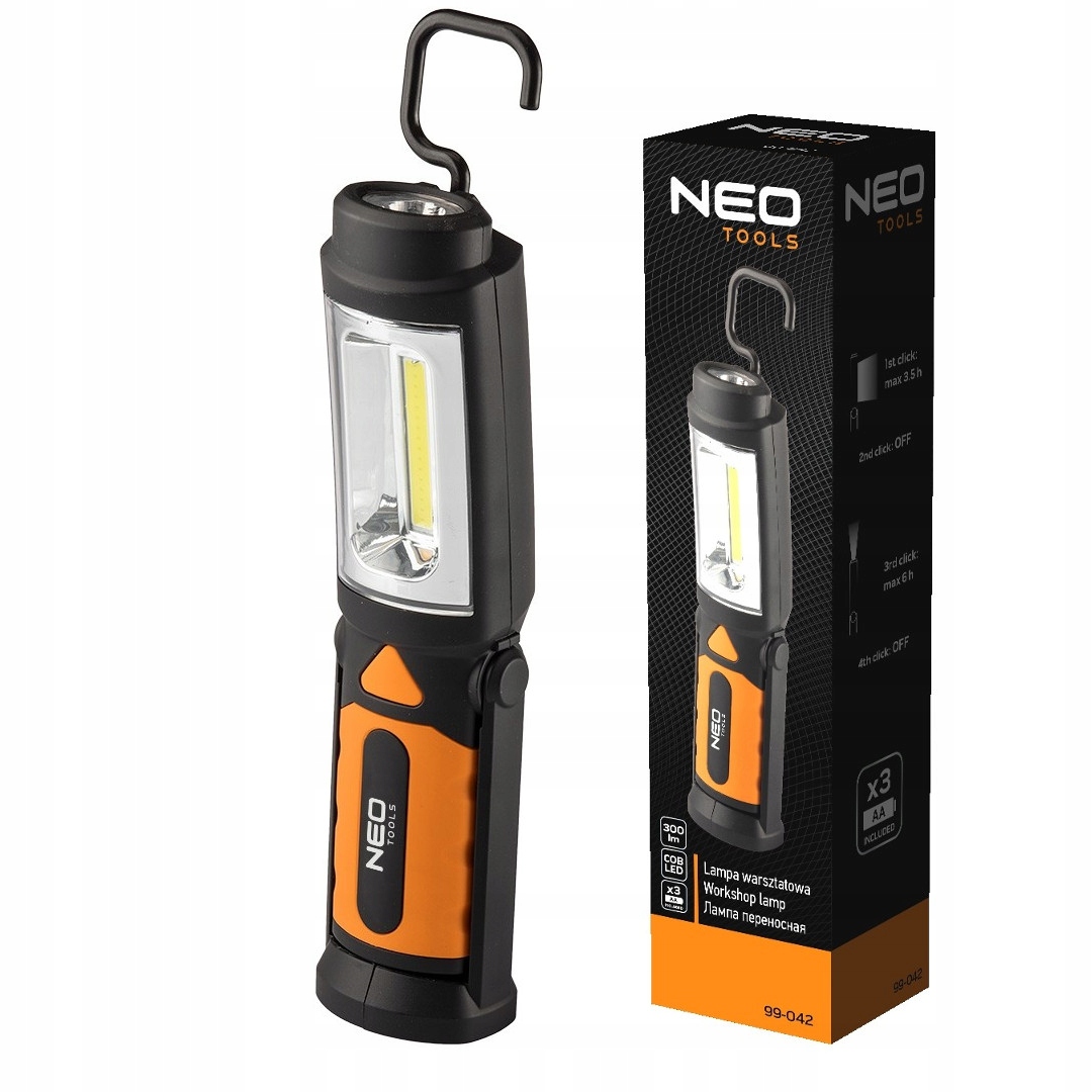 

Neo Lampa Latarka Warsztatowa 300 lm Cob 99-042