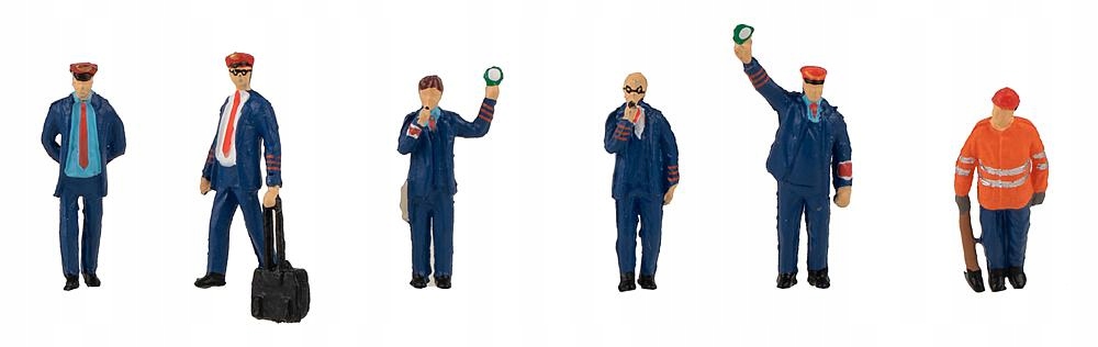 Faller Železniční personál éra V Figurky pro železniční maketu H0 1:87