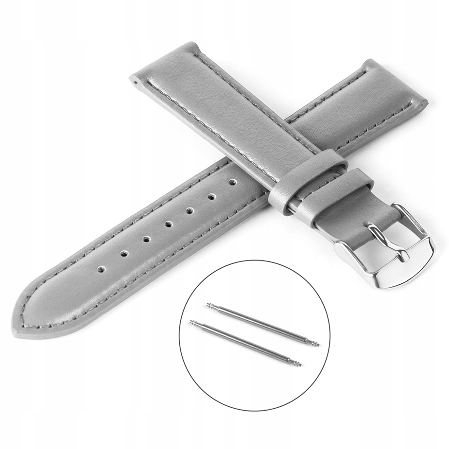 

Pasek Do Smartwatch – Skórzany – 20MM – Szary