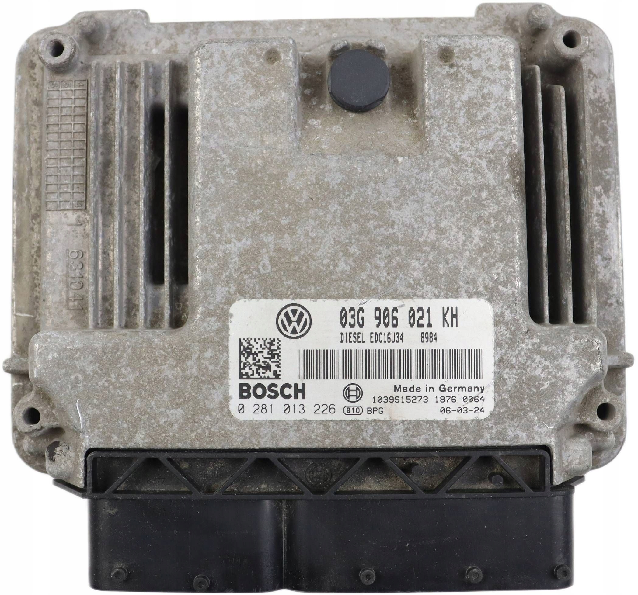 VW GOLF V computer control unit of the engine 1.9 TDI 03G906021KH 0281013226