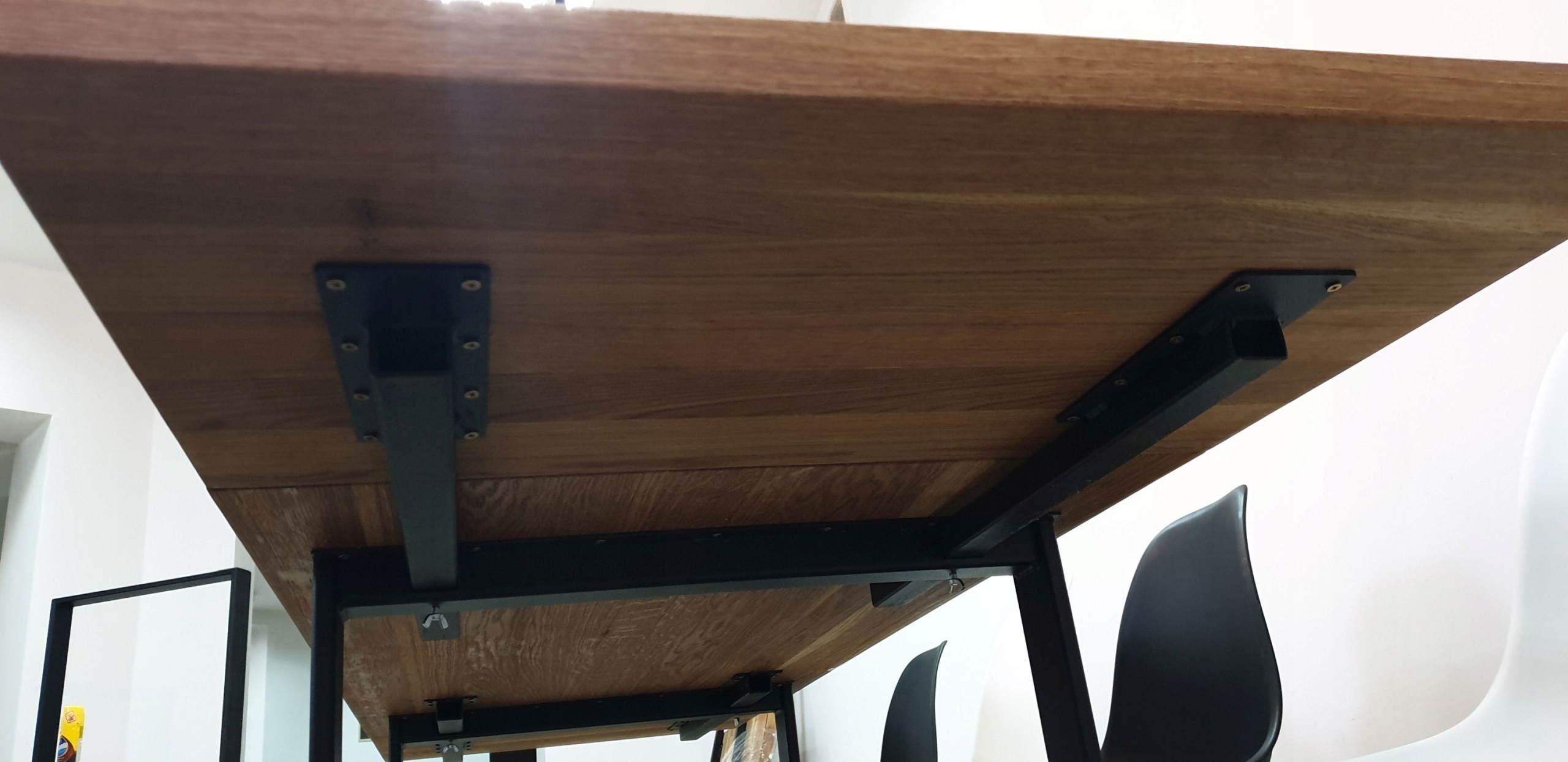 Nogi stalowe do stołu rozkładanego, dostawki 78x72 Kolor blatu inny kolor