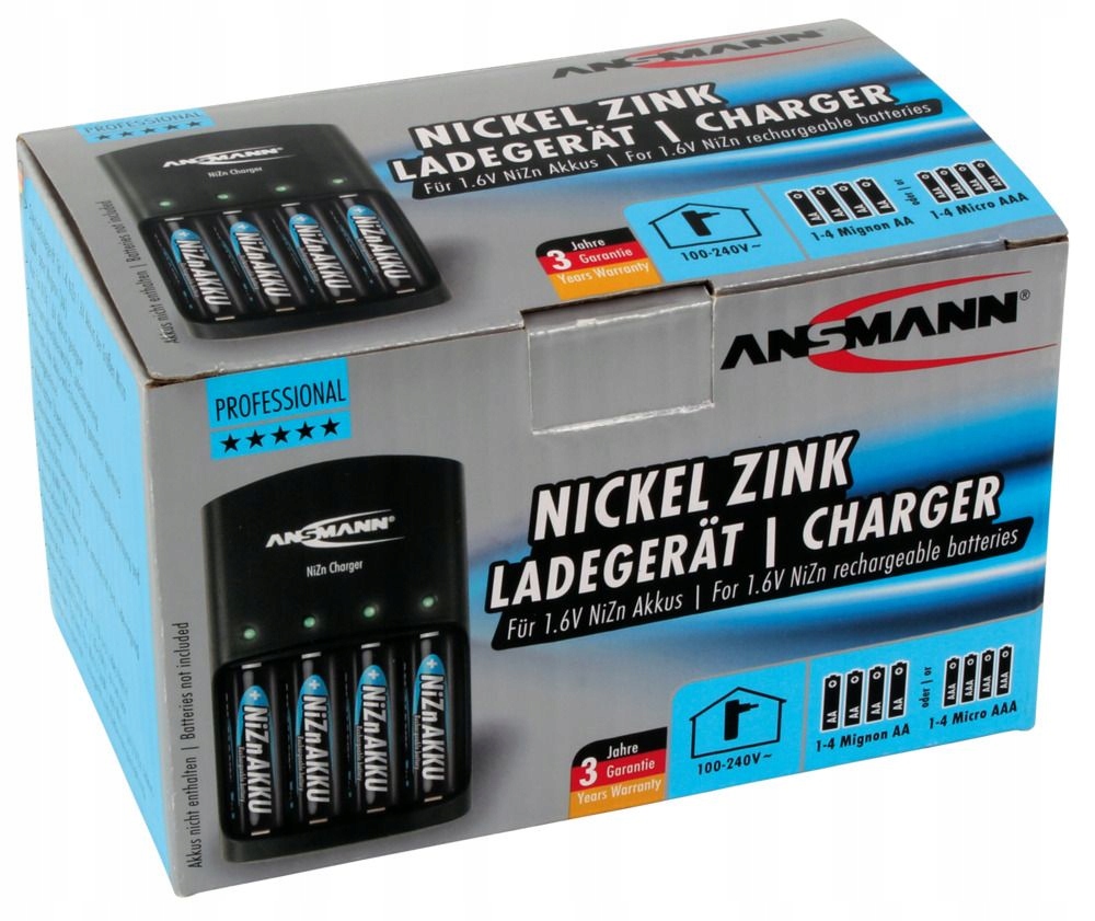 Nabíječka Ansmann pro akumulátor 16 V NiZn Aaaaa