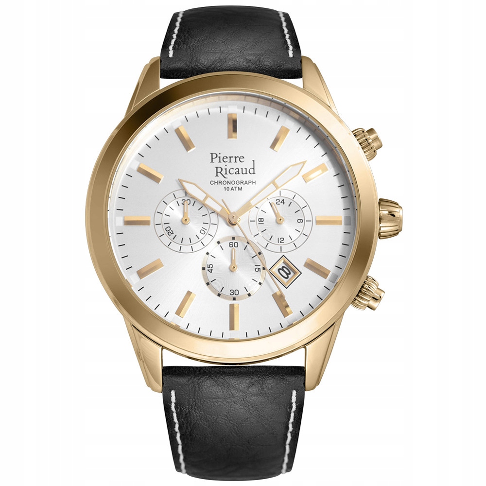 Pánské Hodinky Pierre Ricaud P97010.1B13CH s černým řemínkem