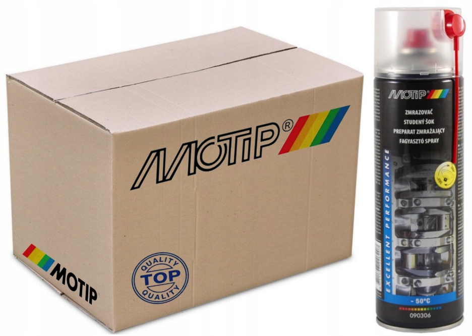 Motip Multi Spray 500ml Preparat zmrażacz do montażu 10 sztuk