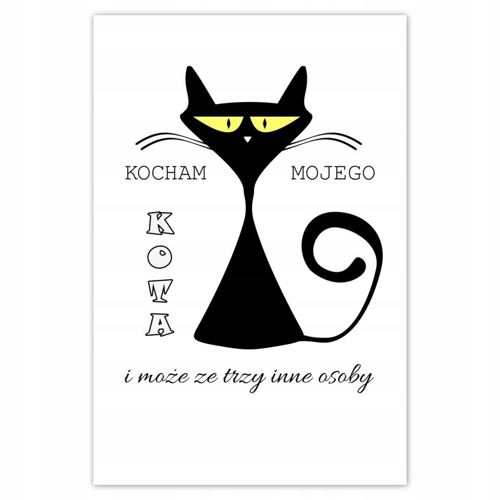 

Plakat 62x93 Kocham ze trzy inne osoby