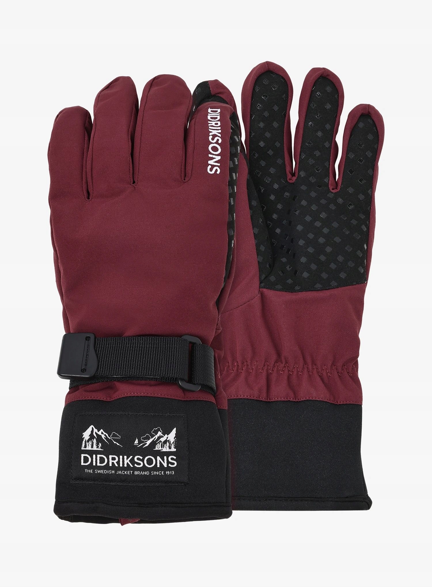 Rękawiczki dziecięce Didriksons Lovas Five Finger Glove 2 anemon red 5