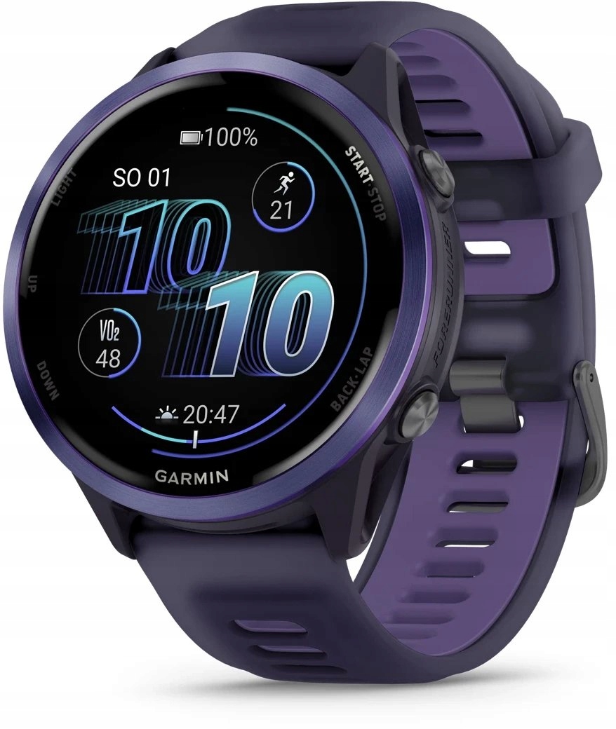 Zegarek sportowy Garmin Forerunner 570 Fioletowy (010-02971-02) 47mm