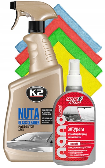 

K2 Nuta Płyn Do Mycia Szyb Antypara Mikrofibry
