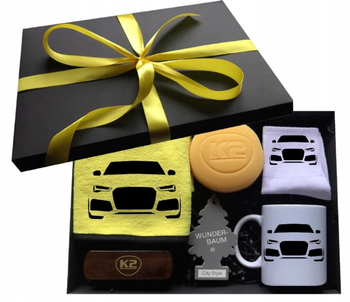 Sada dárek moto hrnečků pro kluka otce pro řidiče auta Audi