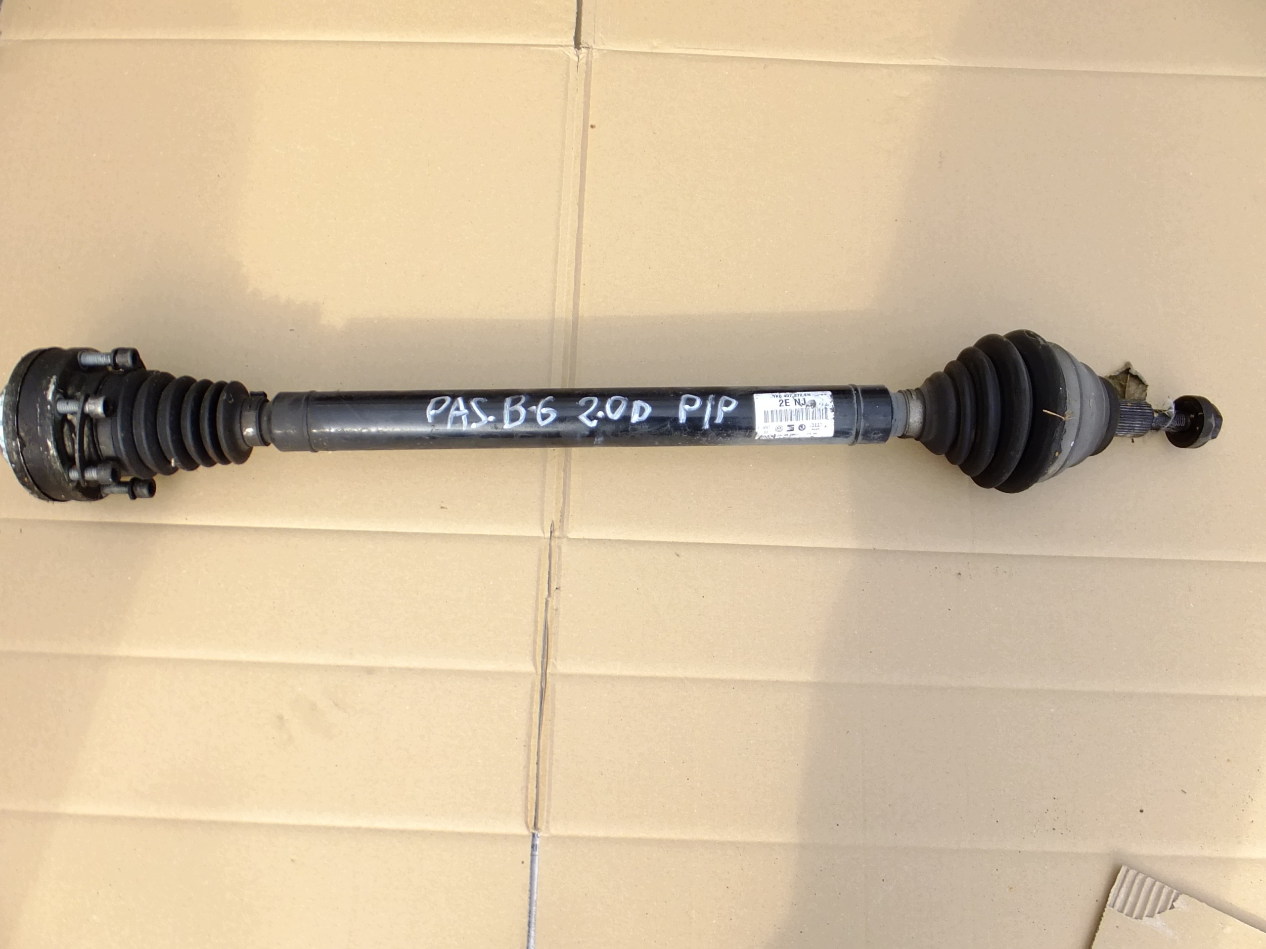 semi-axis right vw passat b6 2,0 tdi 1K0407272EN