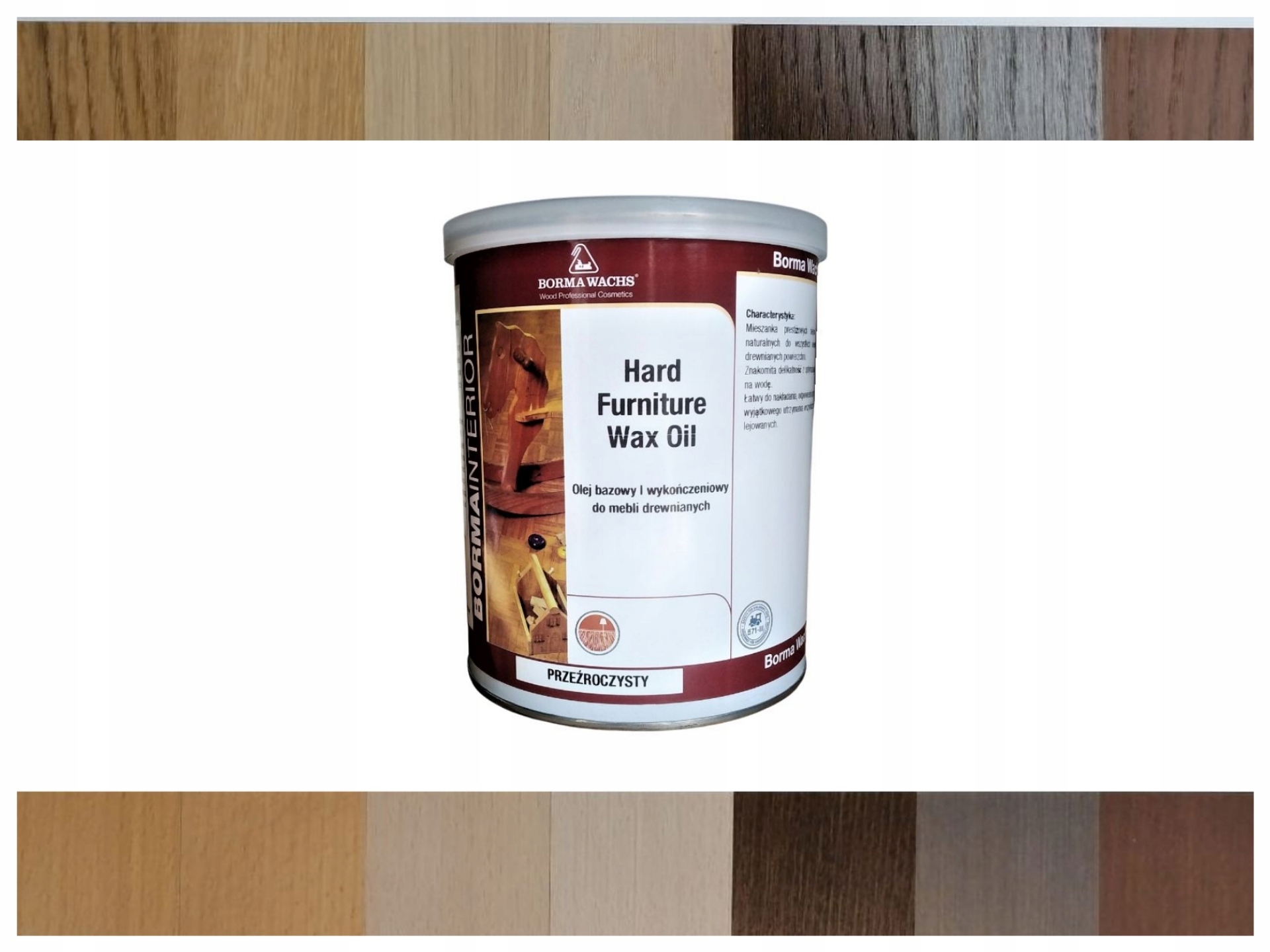 Barvící Olejovosk Borma Wachs Stoly Nábytek Intenzivní Spousta Barev 1 Litr