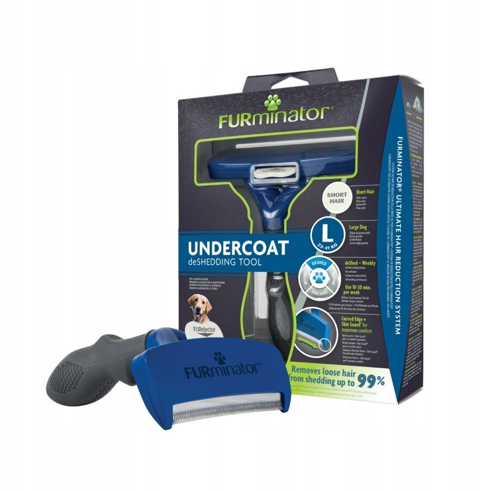 

FURminator dla psów krótkowłosych duży L