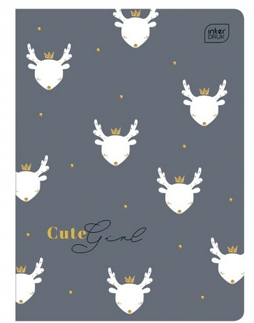 ZESZYT A5 16 KARTEK LINIA PODWÓJNA GIRLS INTERDRUK Rodzaj zeszyt w linię