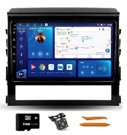 Radio Android Nawigacja Qled Carplay 128GB Lte Toyota Land Cruiser 15-21