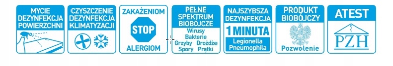 Środek do ODGRZYBIANIA KLIMATYZACJI Pianka 5w1 Pojemność w ofercie 400 ml