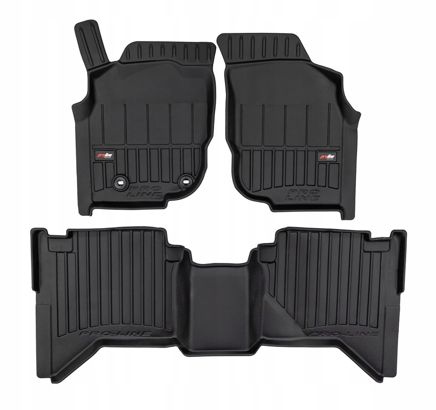 Gumové koberce Toyota Hilux 7 2005-2015 3D vaničky