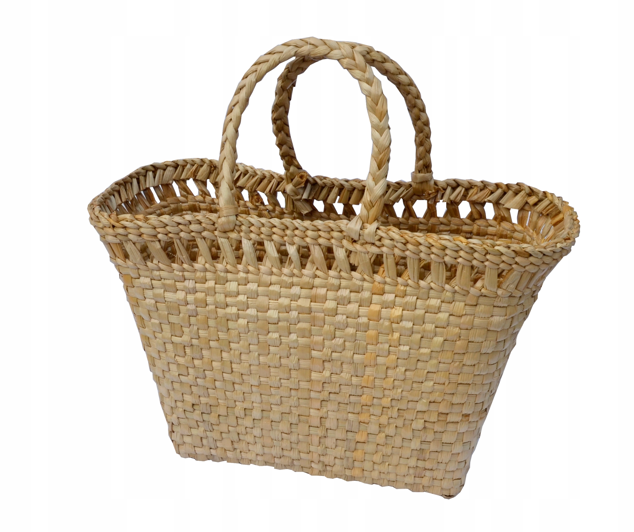 Kosz torba z rogożyny