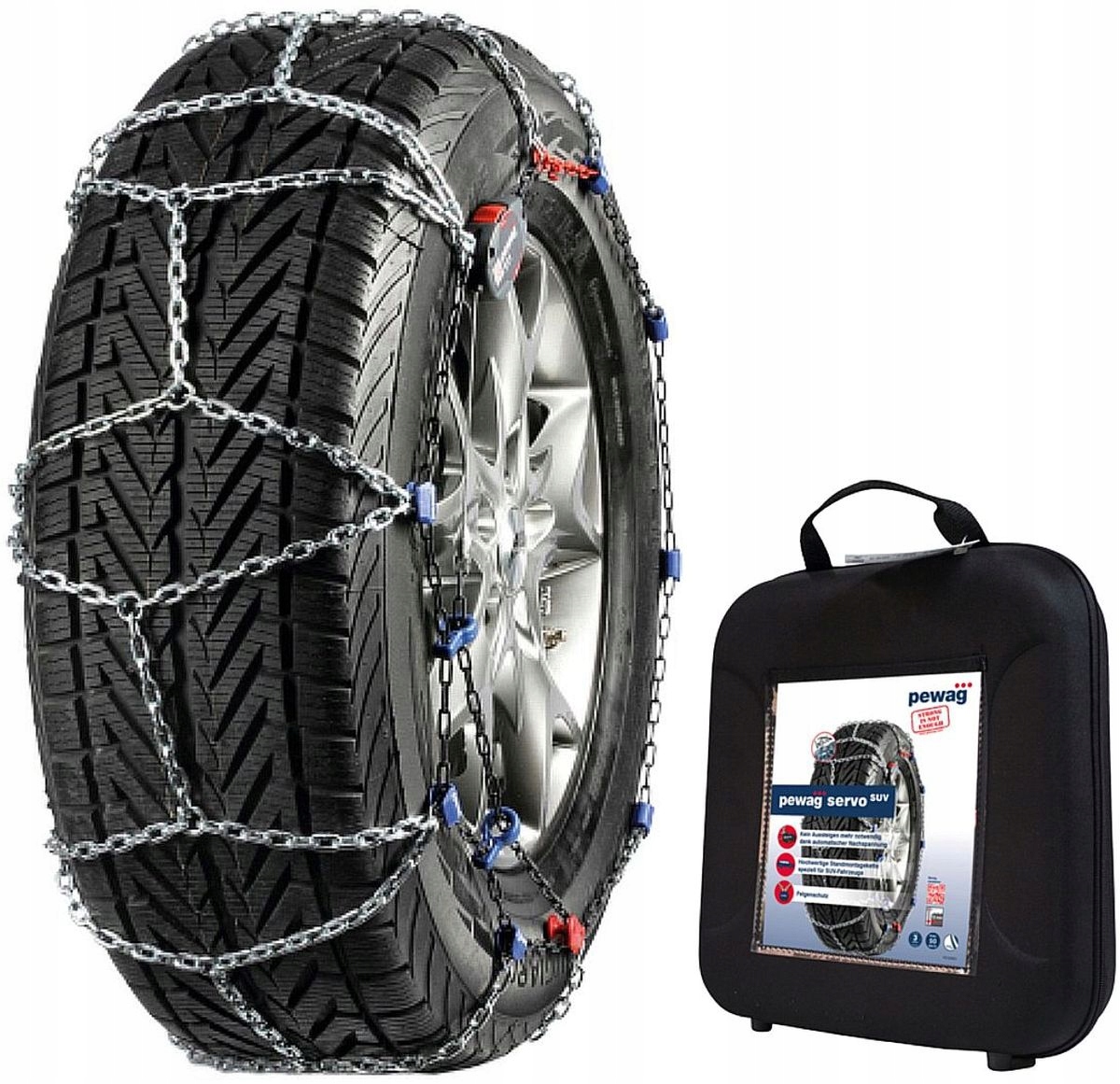 ŁAŃCUCHY ŚNIEGOWE PEWAG SERVO SUV RSV 80 225/75R16 235/75R16 235/65R17