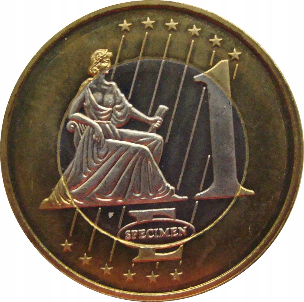 7763. Malta 1 Euro SPECIMEN 2003