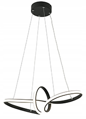 Adila alu závesná lampa čierna matná 339001-30