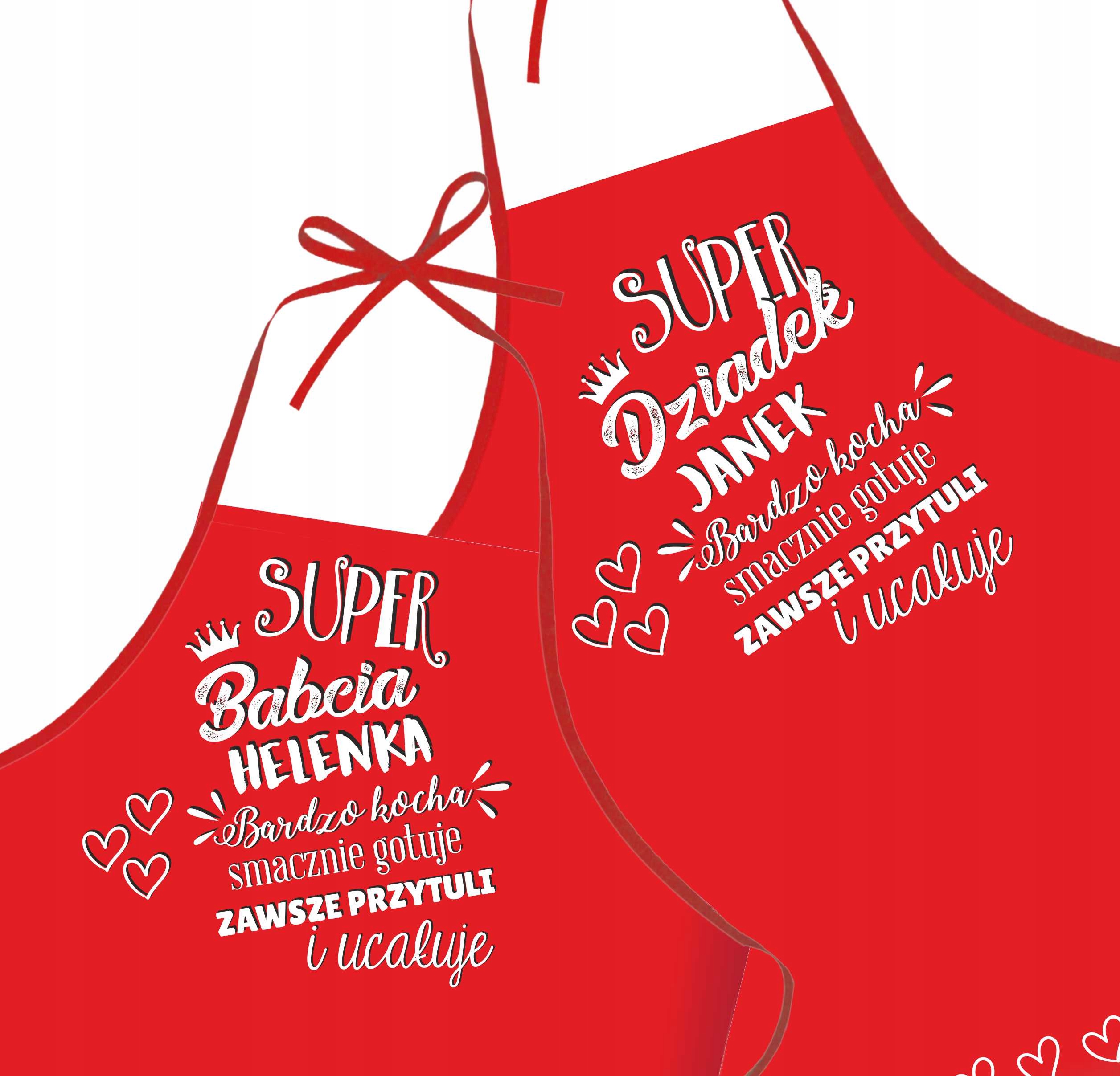 

Zestaw 2 Fartuchów na Dzień Babci i Dziadka + Imię