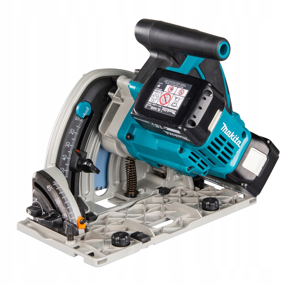 Makita Piła Zagłębiarka XL 36V 2x5Ah BL1850 DC18RD Szyna 1M Worek DSP600ZJ Seria DSP600ZJ