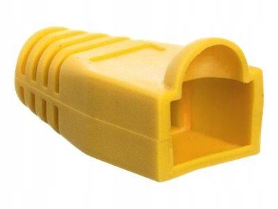 Netrack 105-85 Netrack osłonka na wtyk RJ45 8p żółta 100 szt