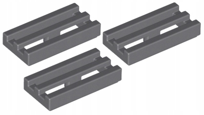 

Lego Płytka Pł. 1x2 Grill C. Szara 2412/4210631 x3